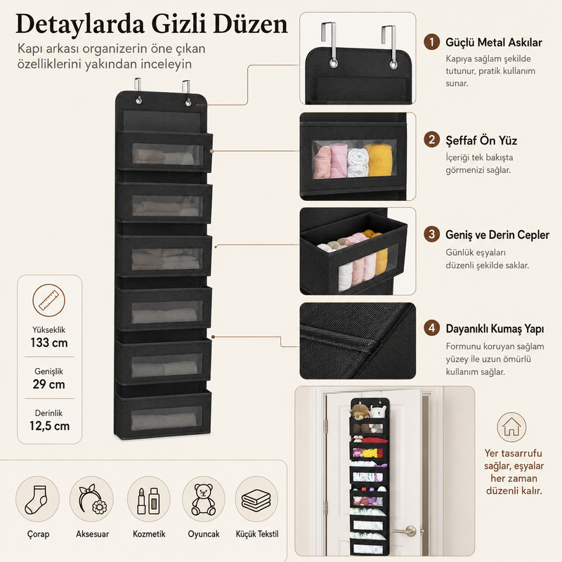 Kapı Arkası Organizer